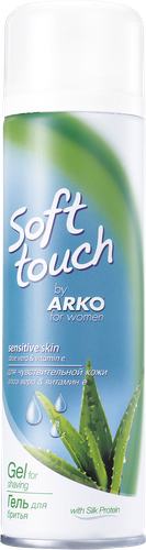 

Гель для бритья Arko Soft Touch женский для чувствительной кожи 200 мл