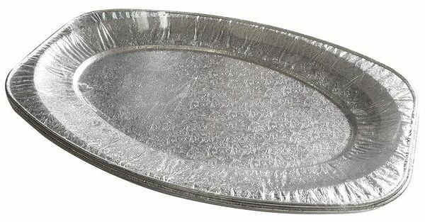 Подносы алюминиевые одноразовые, 42,5х28,6 мм, 3 шт