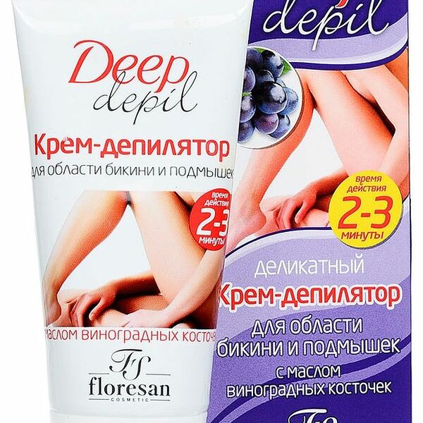 Крем-депилятор для области бикини и подмышек Floresan для сухой и чувствительной кожи
