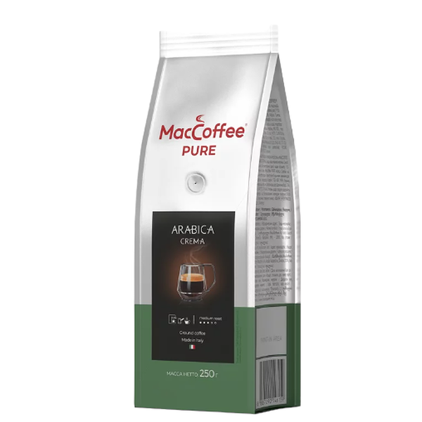Кофе MacCoffee Pure Arabica Crema молотый 250 г