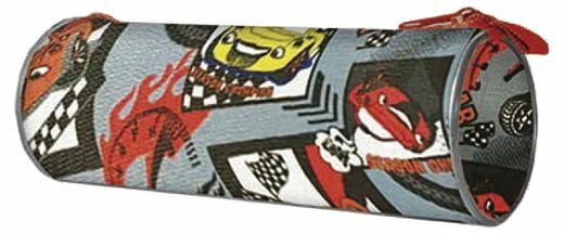 Пенал-тубус на молнии, 1 шт в ассортименте