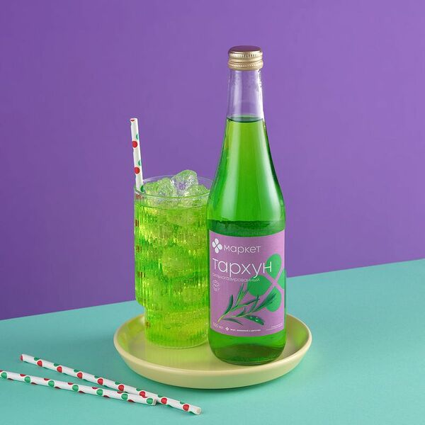 Напиток Тархун безалкогольный газированный Маркет Перекрёсток, 500мл