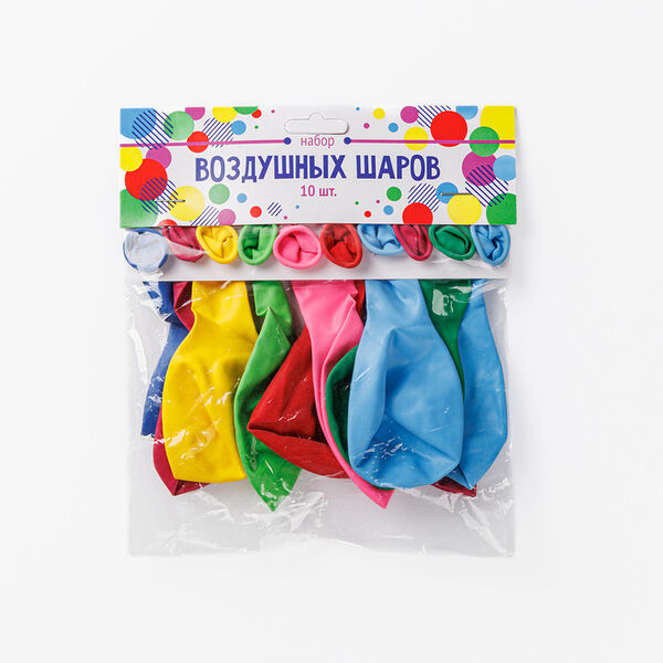 Набор шаров Ассорти пастель, 10 шт.