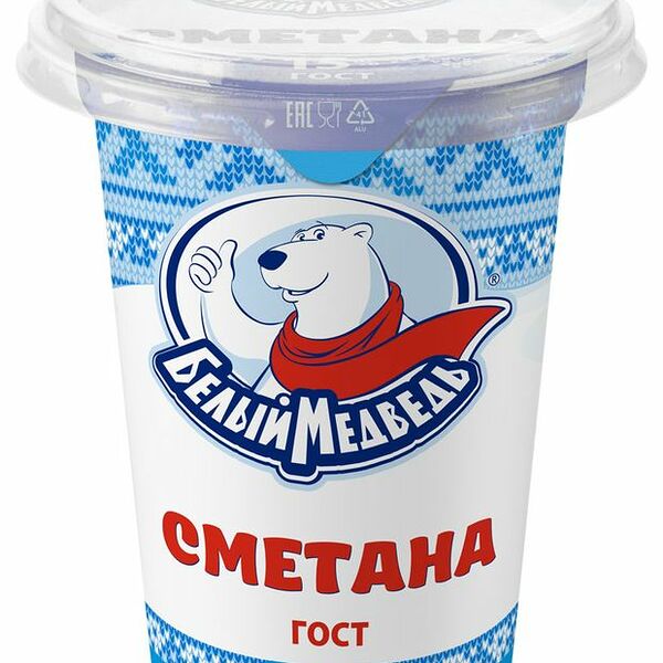 Сметана Белый Медведь 15%