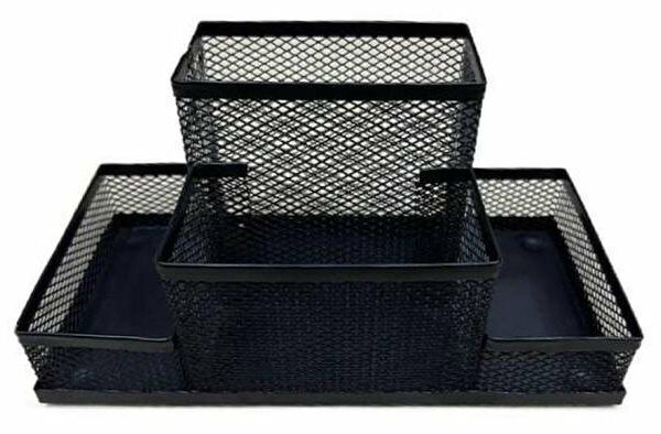 Подставка под канцелярские принадлежности Centrum черная, 1 шт