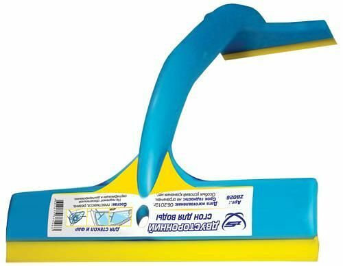 Скребок Zeus Zb026 для сгона воды двусторонний, 19х6 см