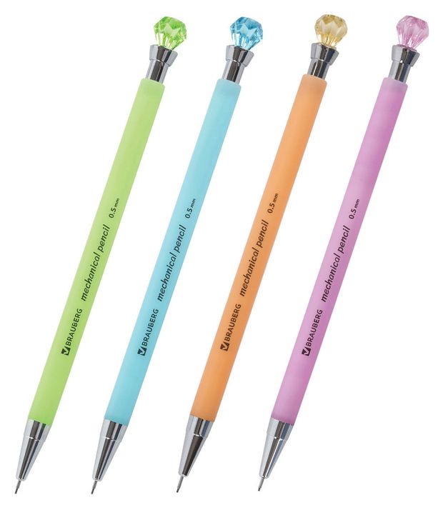 

Карандаш механический Brauberg Diamond 0,5мм, в ассортименте 1 шт