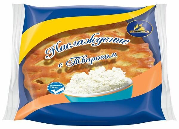 Ватрушка Каравай Наслаждение с творогом 220 г