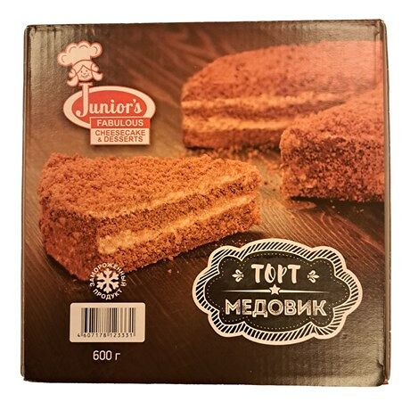 Торт Juniors Медовик замороженный