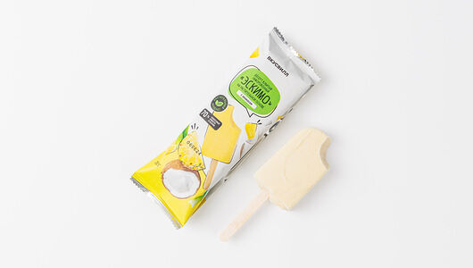 Десерт ВкусВилл взбитый замороженный на растительной основе с ананасом 