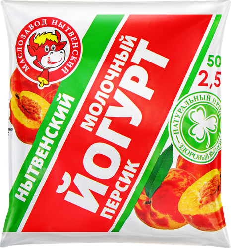 

Йогурт питьевой Маслозавод Нытвенский со вкусом персика 2.5% 500 г