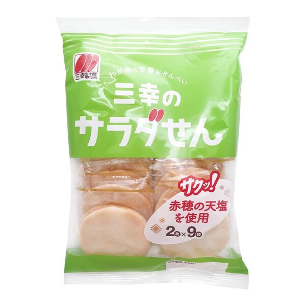 Рисовое печенье Sanko классическое с солью