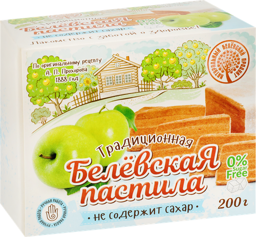 

Пастила диетическая Натуральный Белёвский продукт Традиционная 200 г