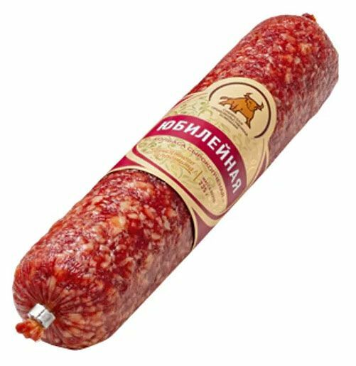 Колбаса Сибирская продовольственная компания Юбилейная сырокопченая 235 г