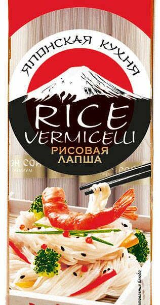 Макаронные изделия Лапша рисовая Sen Soy Premium