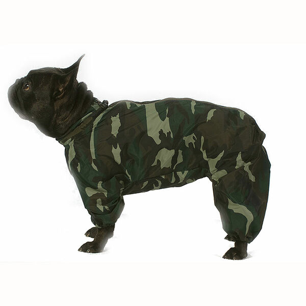 Комбинезон холодный для собак Французский бульдог 2XL камуфляж (мальчик)