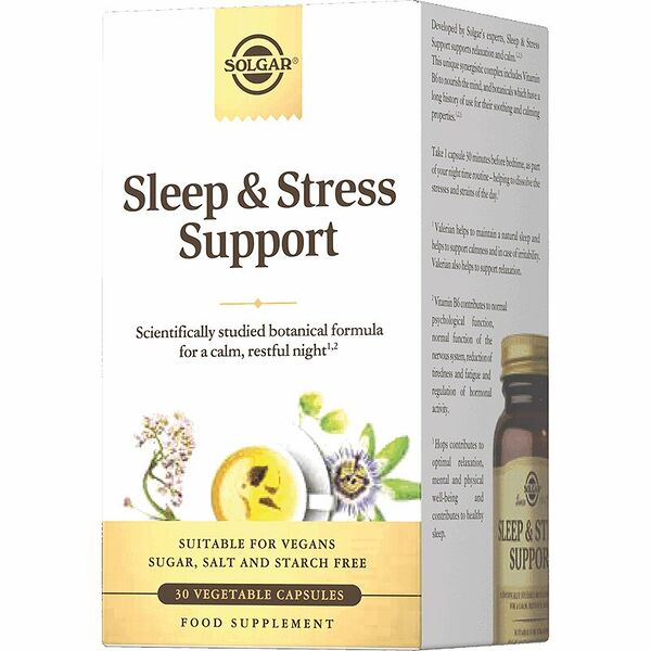 Solgar Sleep & Stress Support капсулы 30 шт