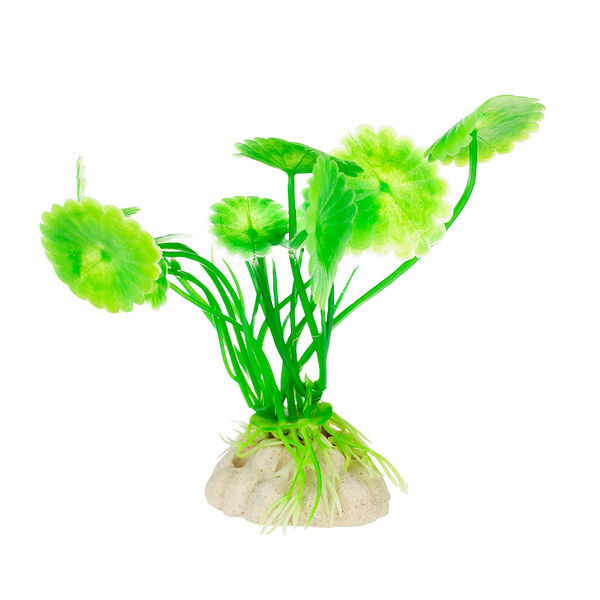 AquaFantasy Растение зеленое 10см