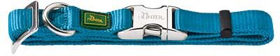 Hunter ошейник нейлоновый ALU-Strong 30 - 45 см., Бирюзовый