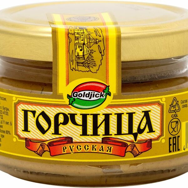 Горчица Goldjick Тапако Русская, 120г