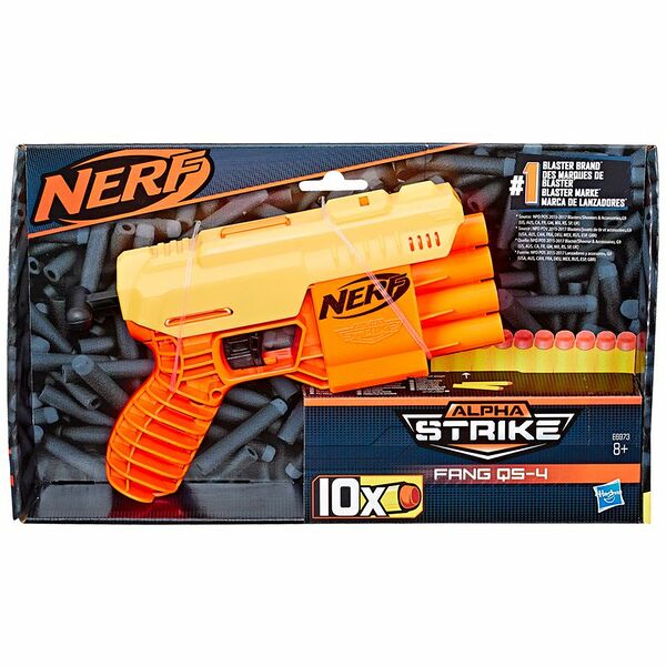 Бластер Nerf Alpha Strike Fang QS 4 E6973