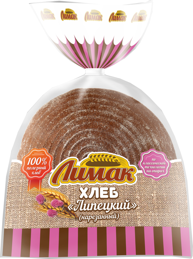 

Хлеб ржано-пшеничный Лимак Липецкий нарезка
