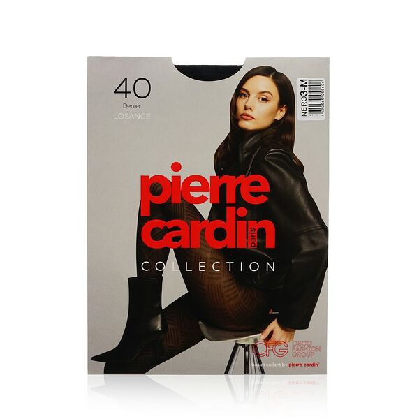 Колготки женские Pierre Cardin Losange черные 40 den, р 3