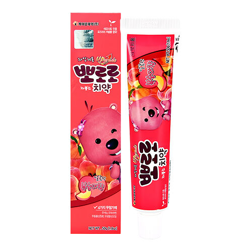 Паста зубная `PORORO` детская со вкусом персика (от 2 до 6 лет) 50 г