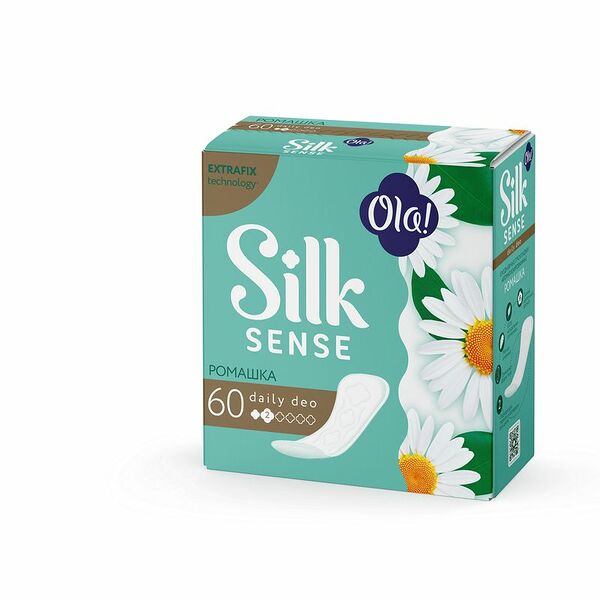 Прокладки ежедневные Ola Silk Sense Daily Deo ромашка 60 шт