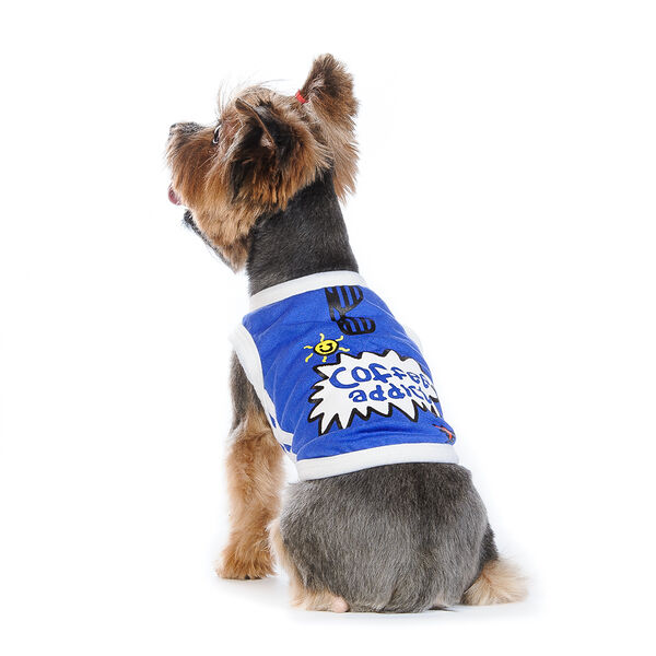 Футболка для собак S синий (унисекс)