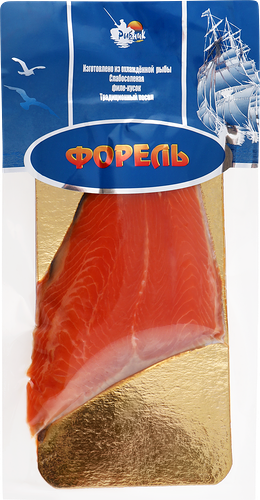 Форель слабосоленая Рыбник филе-кусок, 130г