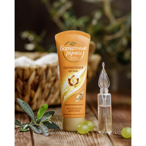 

Крем для рук Бархатные ручки Парфюмированная коллекция гармония арганы 80 мл
