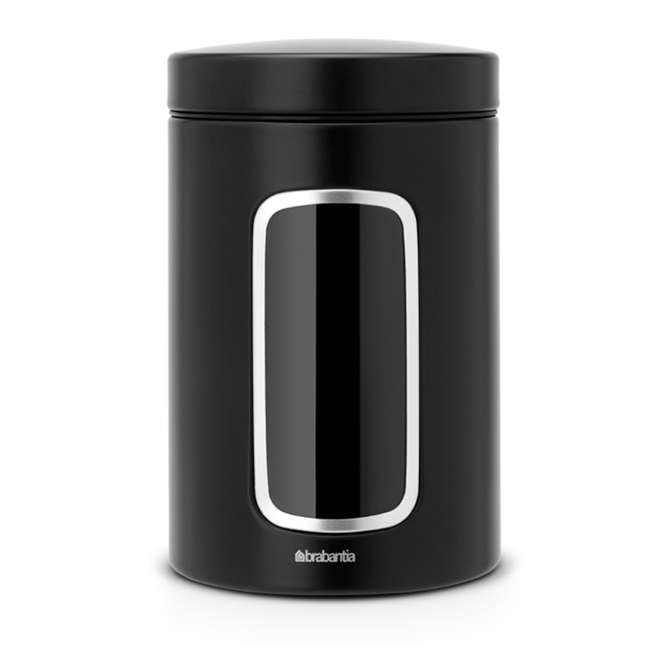 

Контейнер для сыпучих продуктов Brabantia черный, 1.4 л