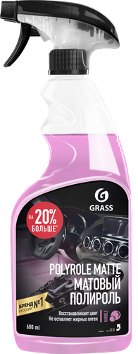 

Очиститель пластика Grass Матовый полироль (Polyrole Matte) жевательная резинка 600 мл