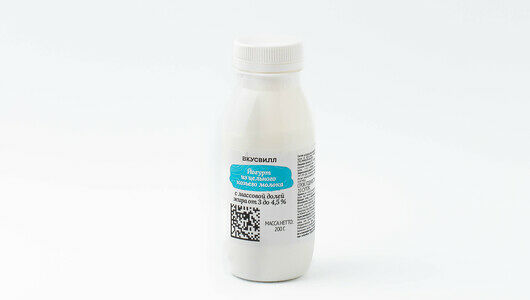 Йогурт из цельного козьего молока 3-4,5%