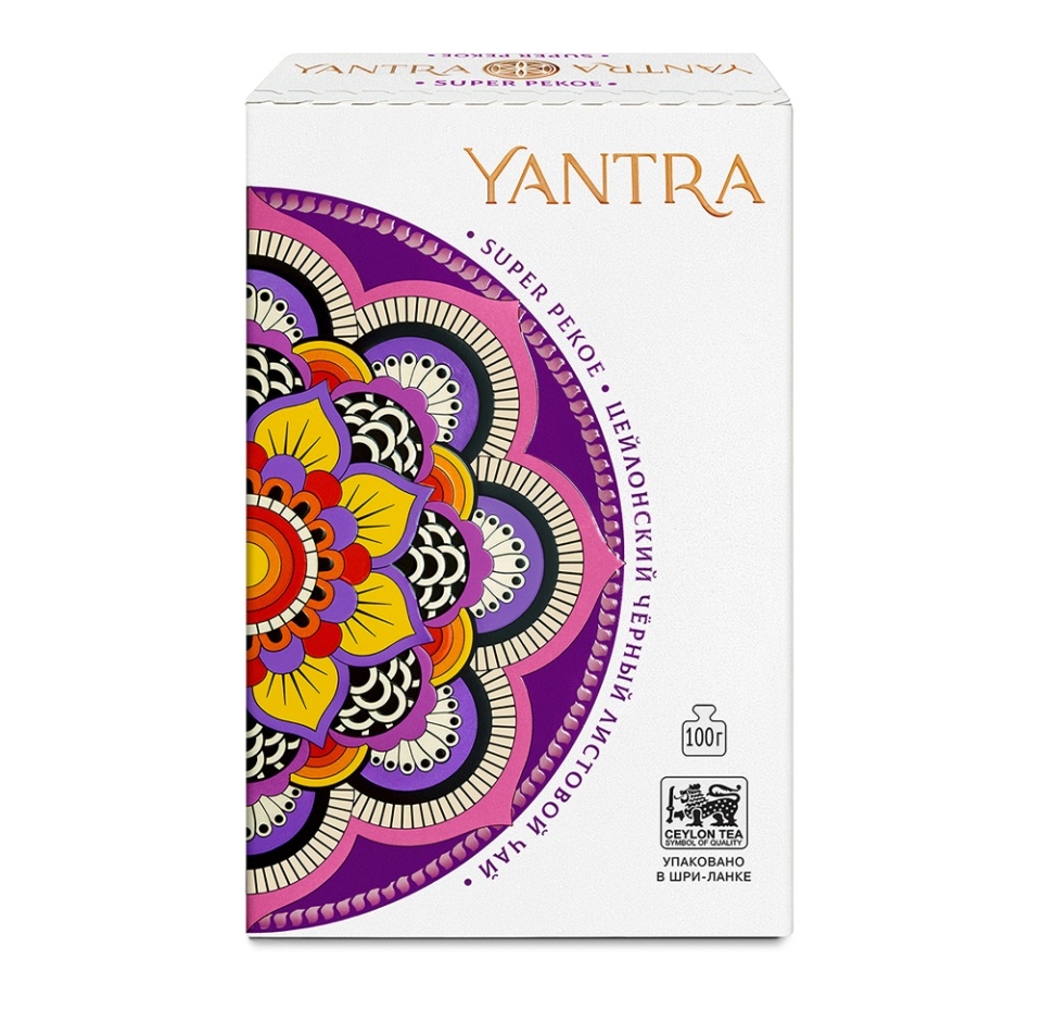

Чай черный Yantra Классик листовой стандарт Super Pekoe 100 г