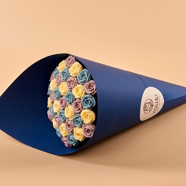 37 шоколадных роз в букете you&i (БГФ_с)