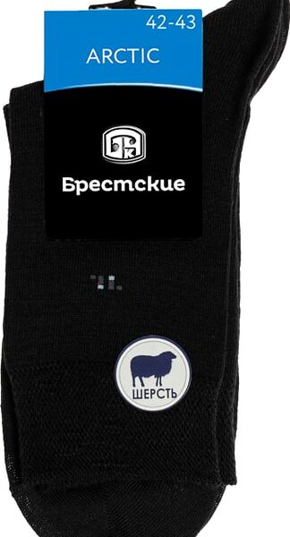 Носки мужские Брестские Arctic черные Размер 42-43