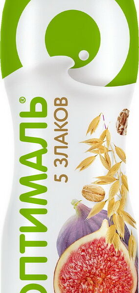 Йогурт Оптималь Инжир-злаки 2,0% с бифидобакт с фрукт наполн 415г