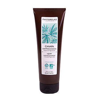 Гель-шампунь для душа с маслом из семян конопли, Phytorelax, 250 мл