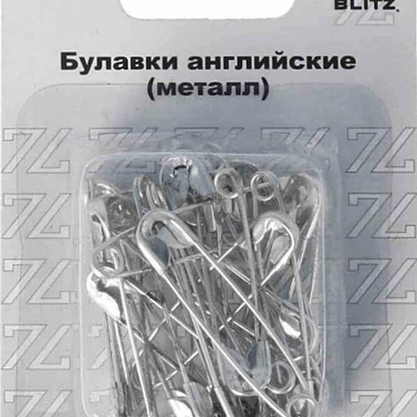 Булавки английские Blitz PAN-02 36 мм, 25 шт.