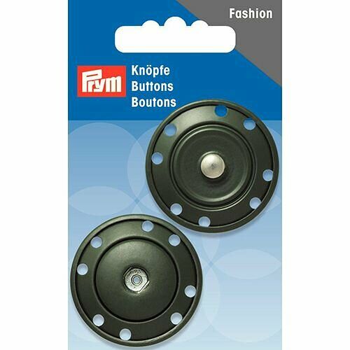 Кнопки пришивные 35мм темно-зеленый цв. 1шт. Prym