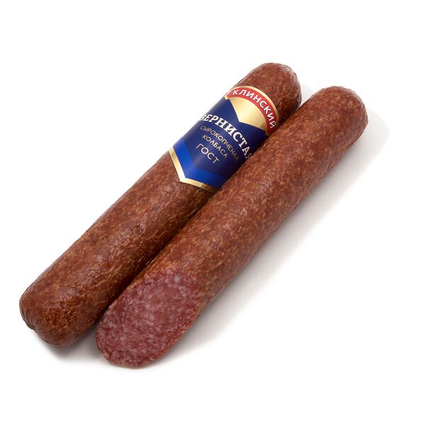 Колбаса сырокопченая Клинский мясокомбинат Зернистая, 300 г