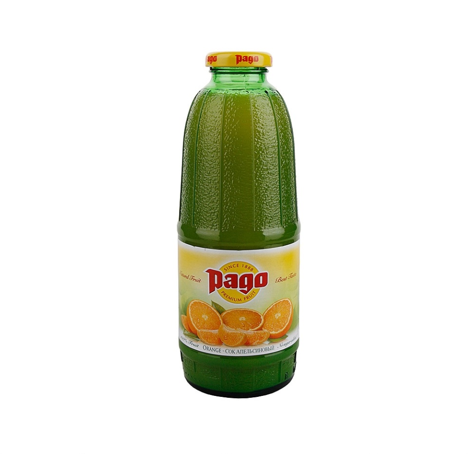 

Сок «Апельсин», Pago, 0.75 л, Россия