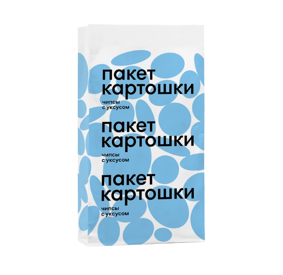 

Чипсы картофельные Пакет картошки с уксусом 100 г