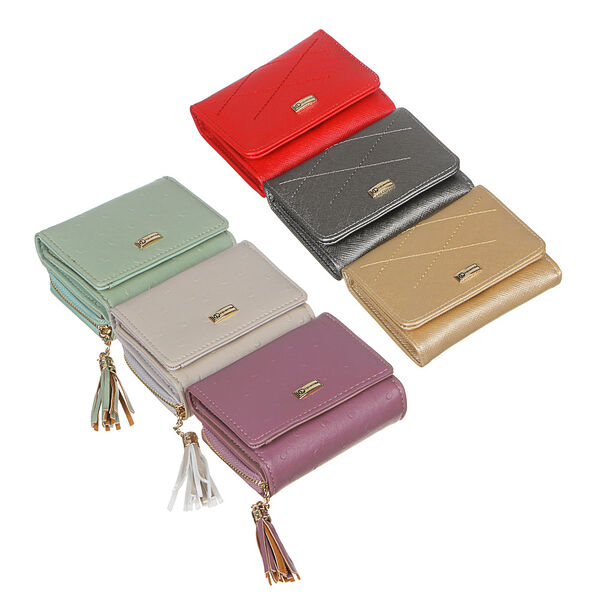 Pavo кошелек женский, пу, сплав, 10,5х8,5х4/11,5х9,5х2см, 2 дизайна, кж19-27