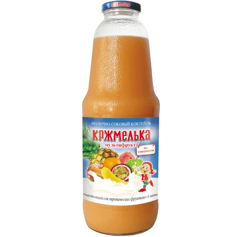 

Коктейль молочно-соковый КРЖМЕЛЬКА Мультифрукт, без змж, 1.03 кг