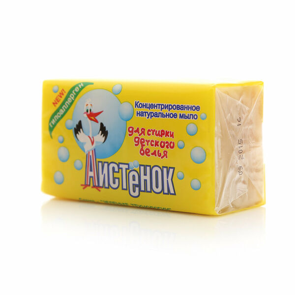 Мыло Аистенок натуральное концентрированное гипоаллергеное для стирки детского белья ТМ Аист