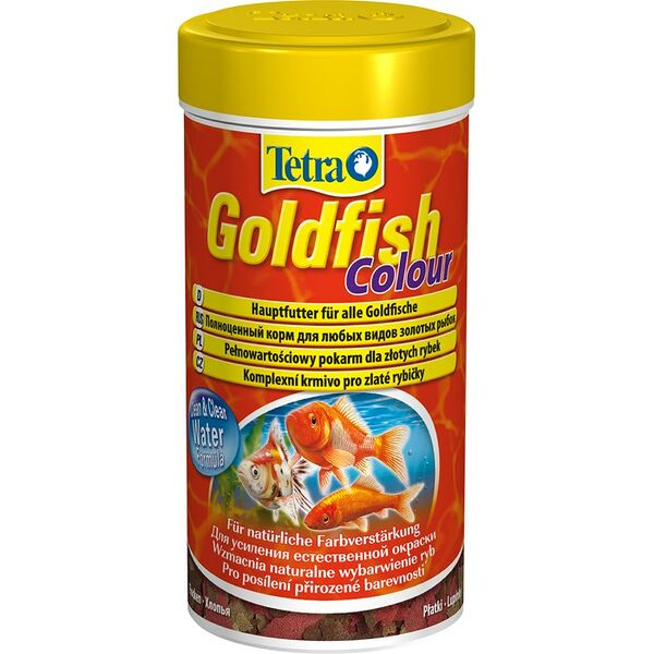 Tetra Goldfish Colour корм для всех золотых рыбок (хлопья) 250 мл