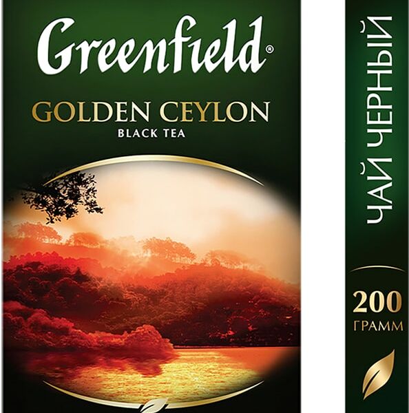 Чай черный Greenfield Golden Ceylon 200г